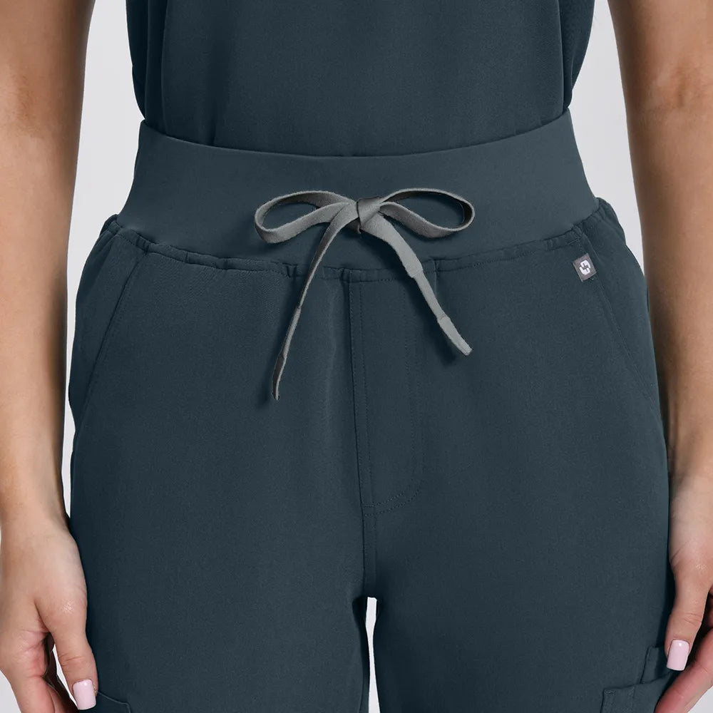 Pantalones médicos ajustados de cintura alta Kungfuscrub | MUJER