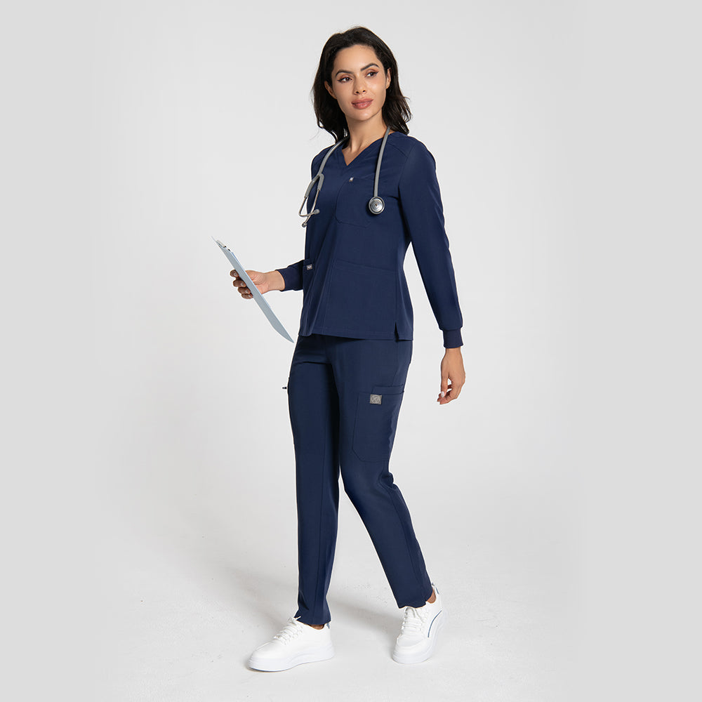 Women’s long sleeve scrub set