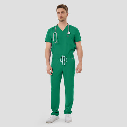Adjustable waist scrub trousers