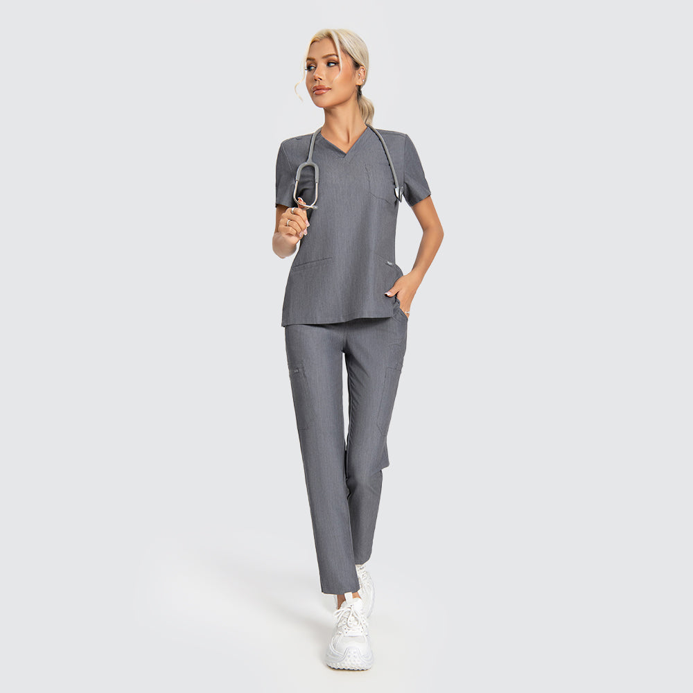 Women's Scrub Top – 3 Pockets | KungfuScrubs
