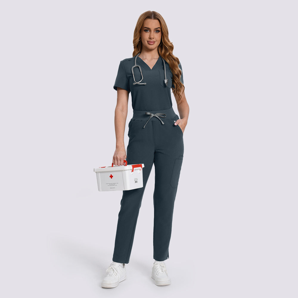 Women's Scrub Pants – 9 Pockets | KungfuScrubs