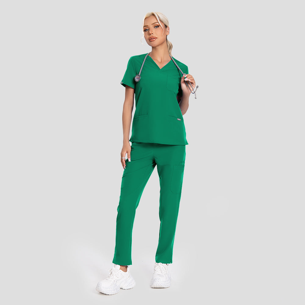 womens scrub tops