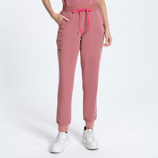 Mauve Jogger Scrub Pants