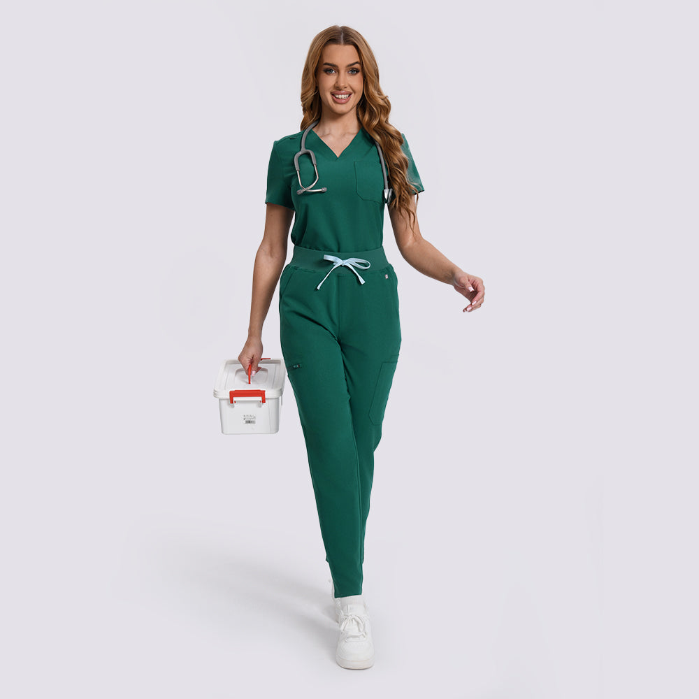 women scrub suit set