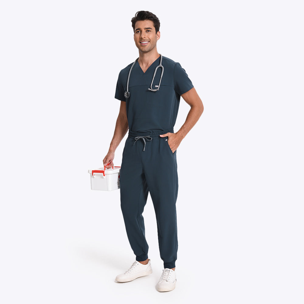 slim fit jogger scrubs