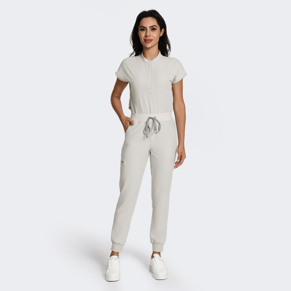 Multi Pocket Scrub Jogger Pants