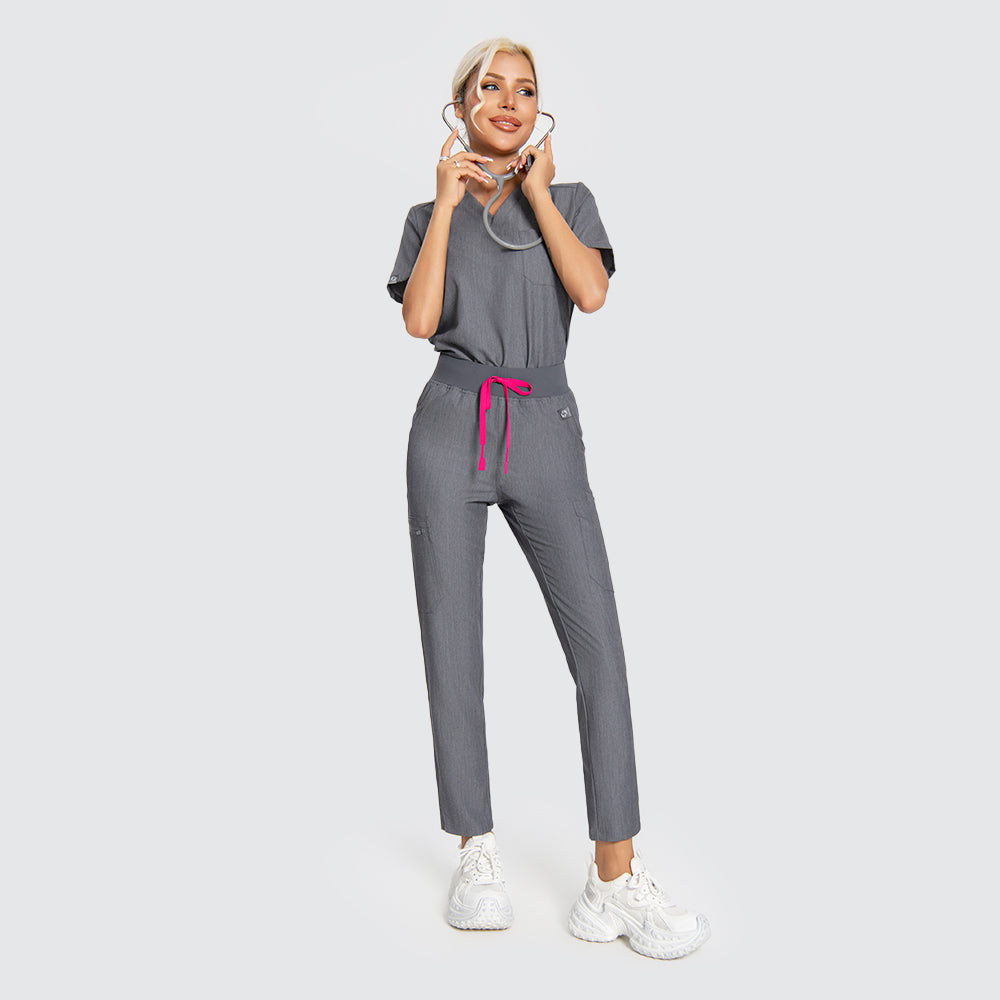 Women’s Scrubs Set – 12 Pockets| KungfuScrubs
