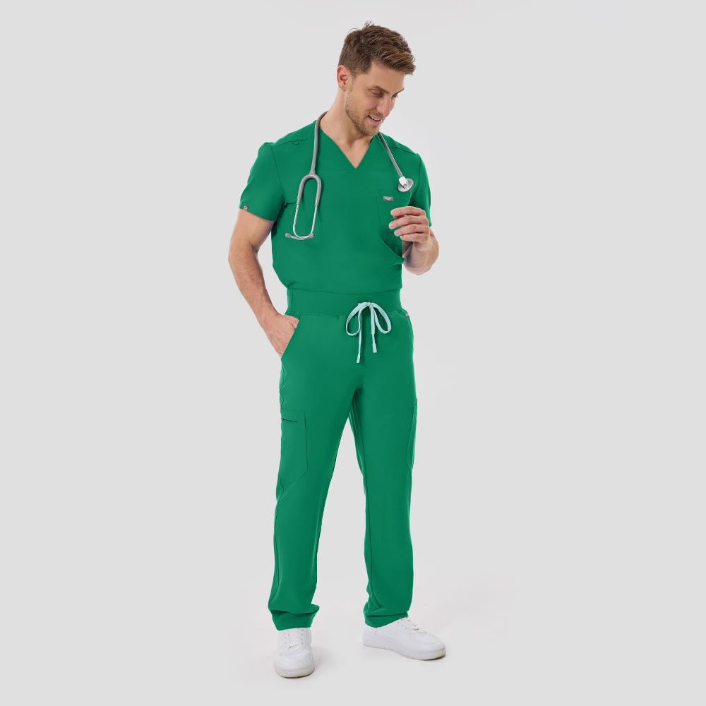 Multi-pocket men’s scrubs