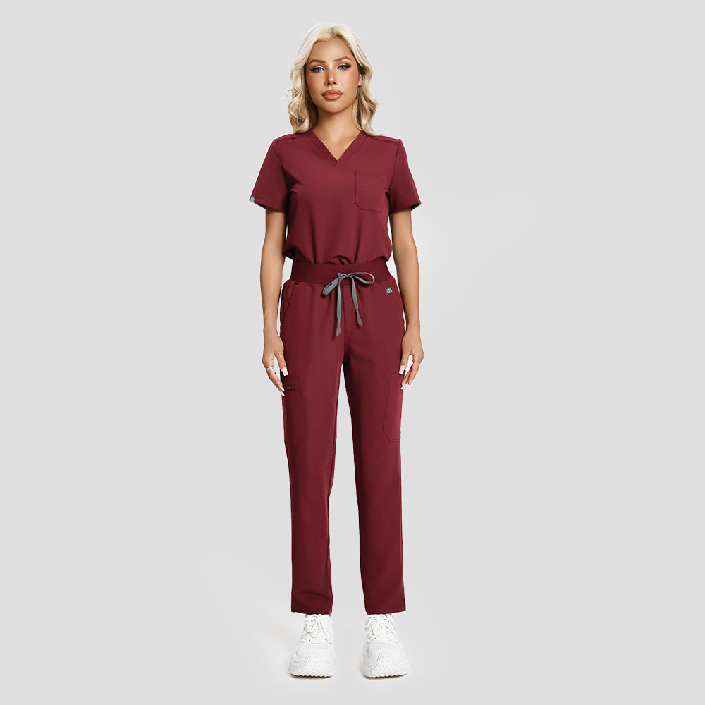 Women’s Scrubs Set – 12 Pockets| KungfuScrubs