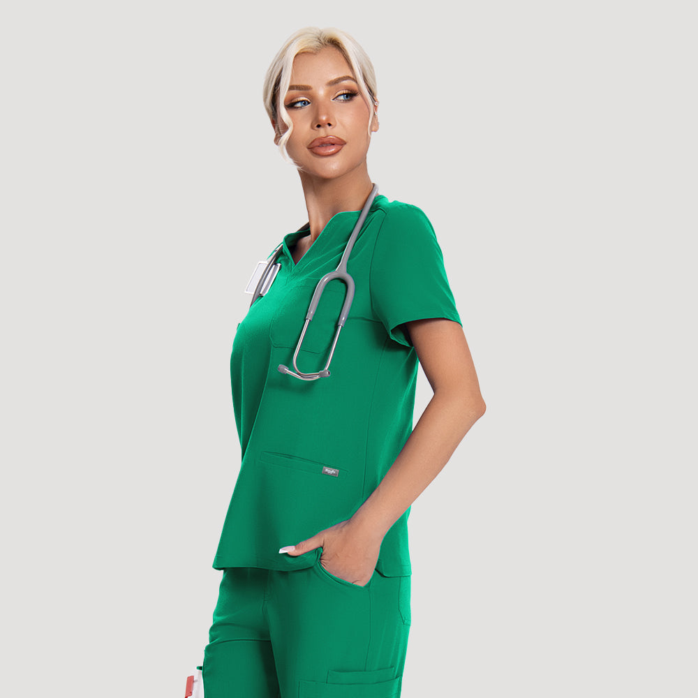 kungfu female scrub tops