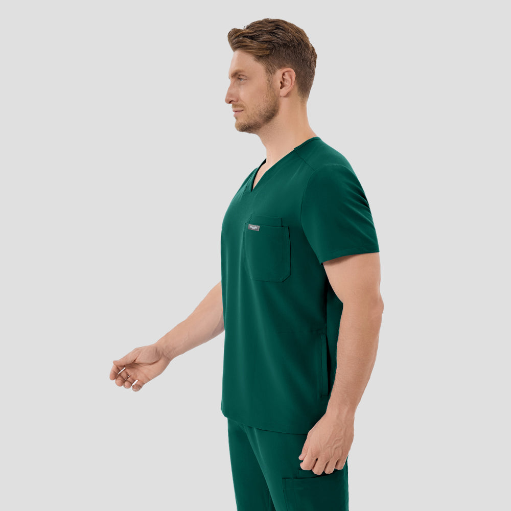 Men's surgical scrub top