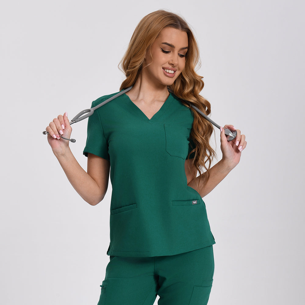 breathable scrub tops