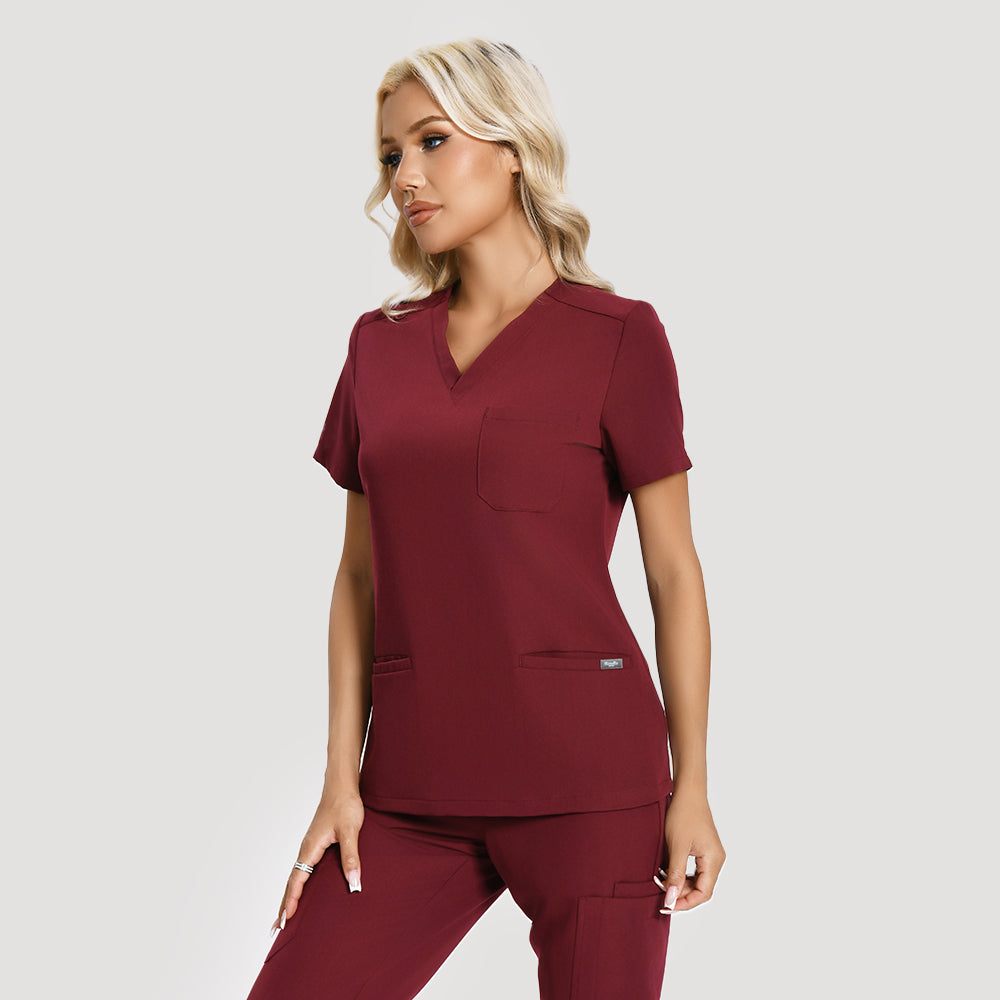 Women's Scrub Top – 3 Pockets | KungfuScrubs
