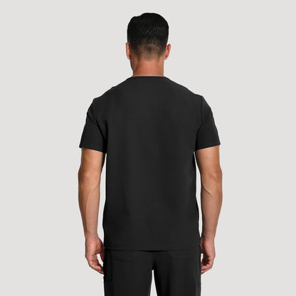 Men's Wide V-Neck Scrub Top – 4 Pockets | KungfuScrubs
