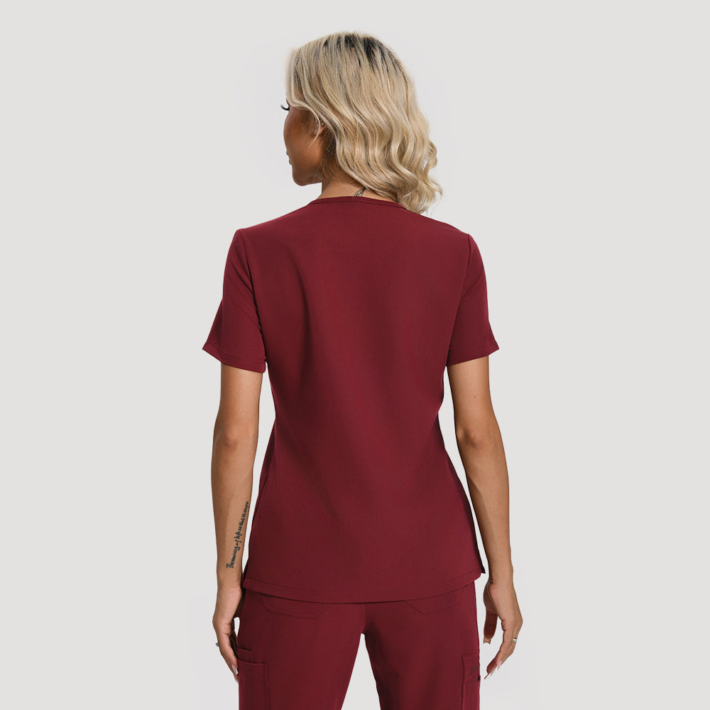 Women's Scrub Top – 3 Pockets | KungfuScrubs