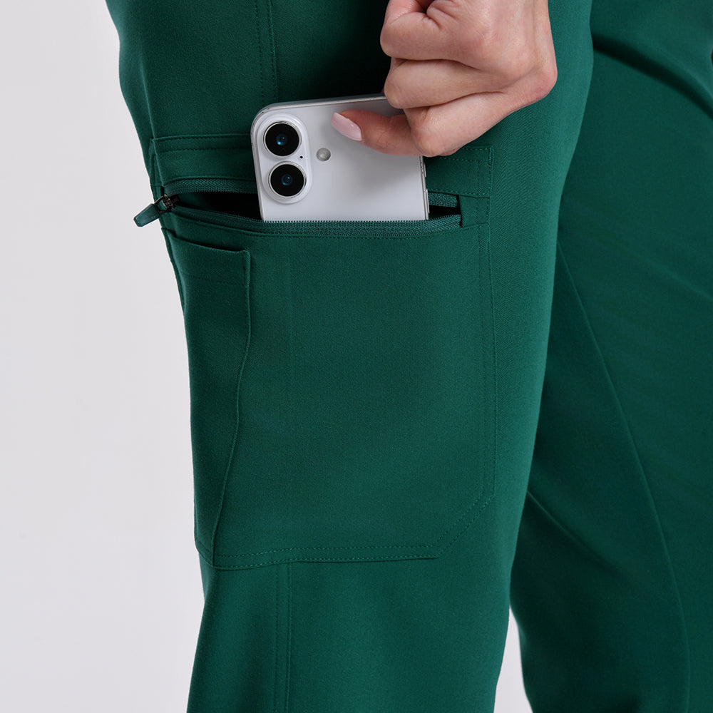 Slim fit medical scrub pants