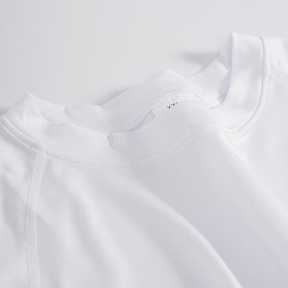 White lightweight scrub undershirt