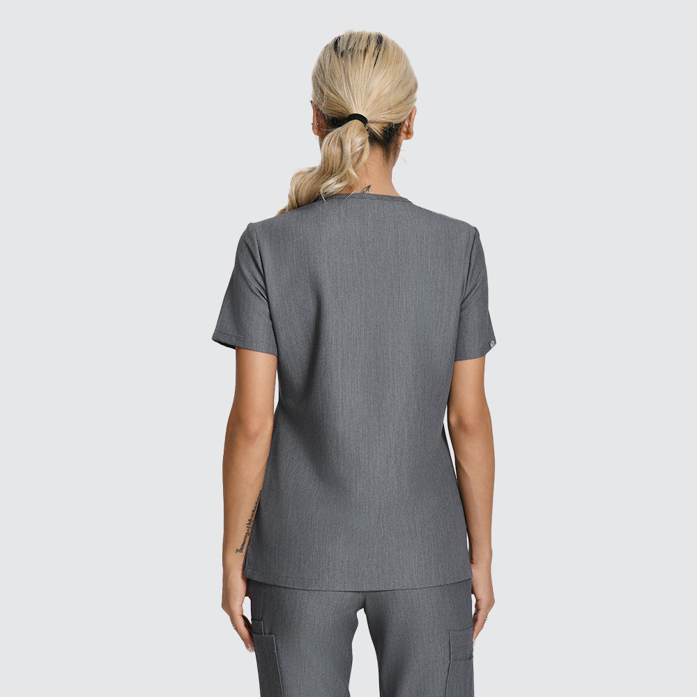 Women's Scrub Top – 3 Pockets | KungfuScrubs