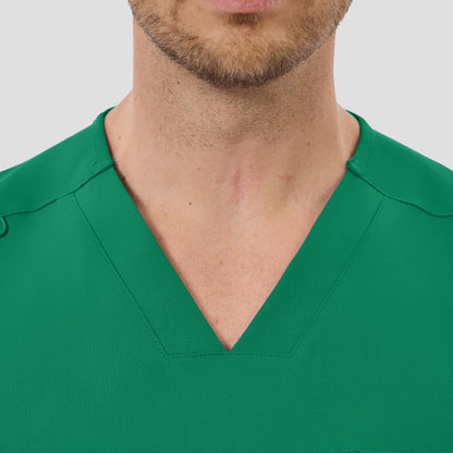Casual men’s V-neck medical top