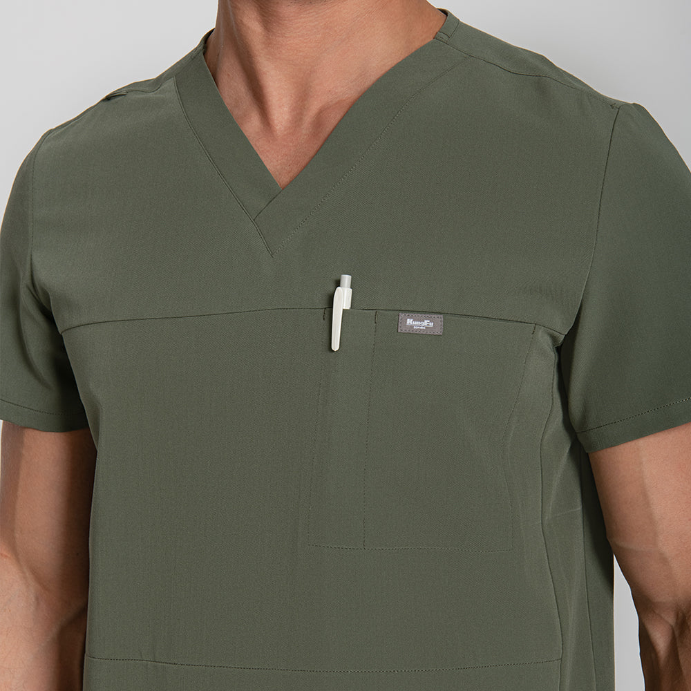 Stretch Fit Scrub Top