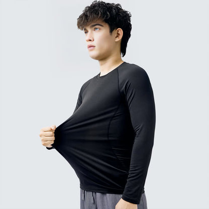 Black scrub undershirt