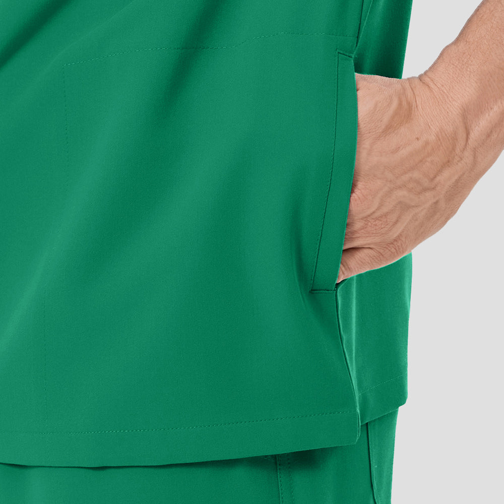 Stylish men’s V-neck scrub