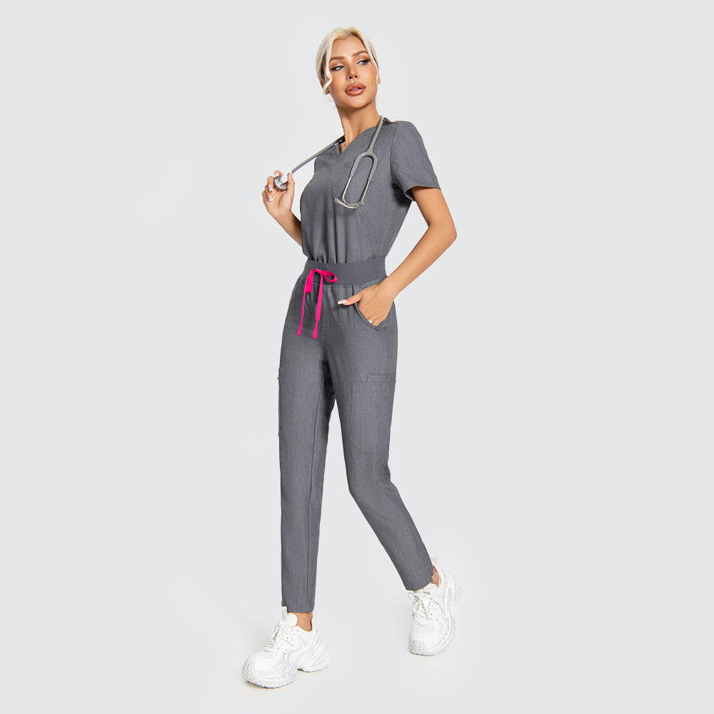 Women’s Scrubs Set – 12 Pockets| KungfuScrubs