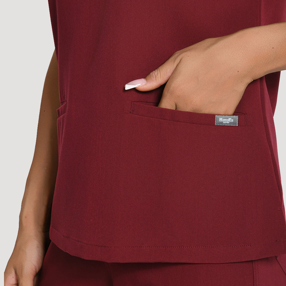 Women's Scrub Top – 3 Pockets | KungfuScrubs
