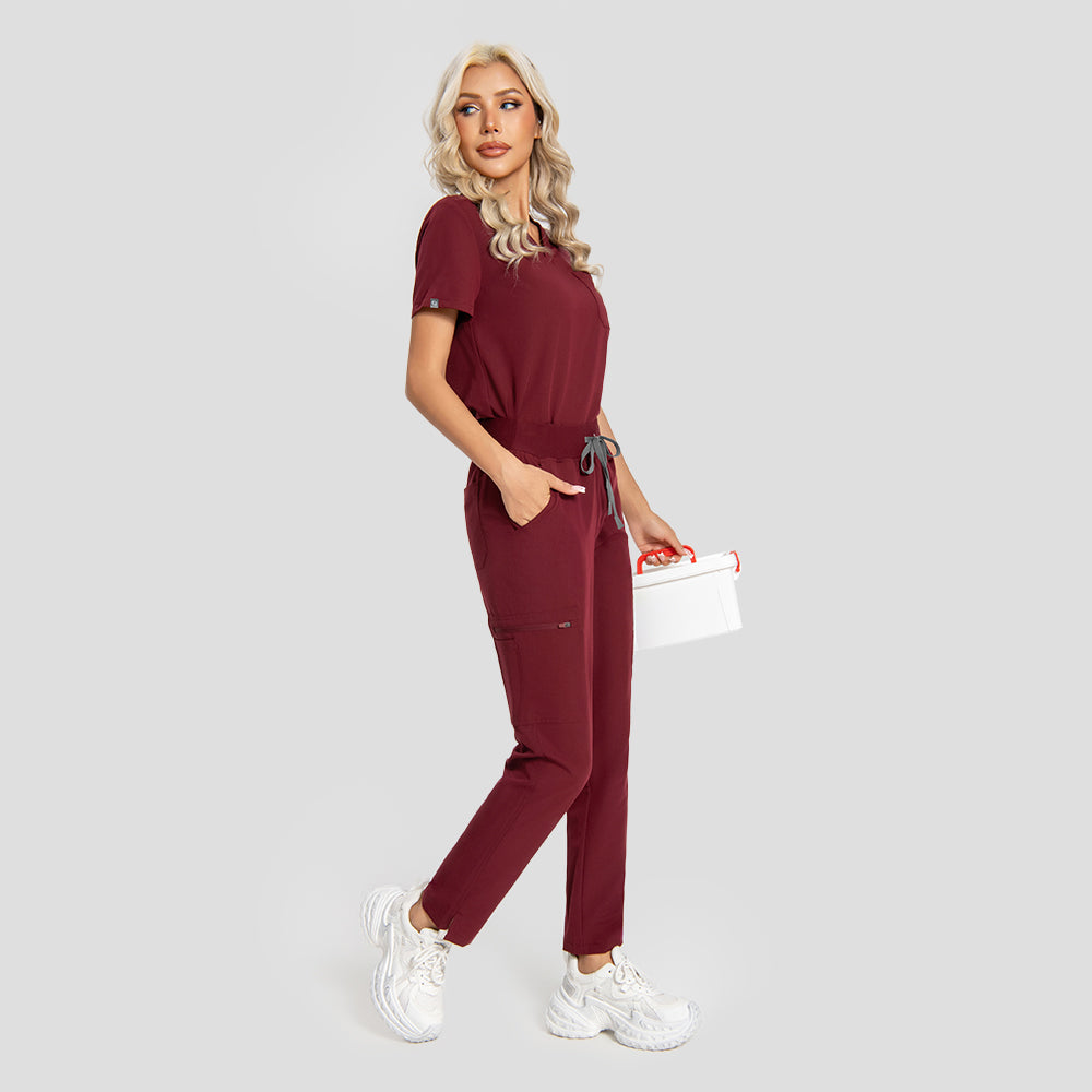 Women’s Scrubs Set – 12 Pockets| KungfuScrubs