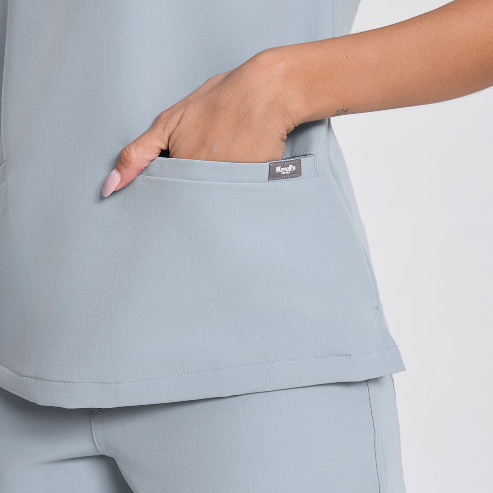 Women's Scrub Top – 3 Pockets | KungfuScrubs
