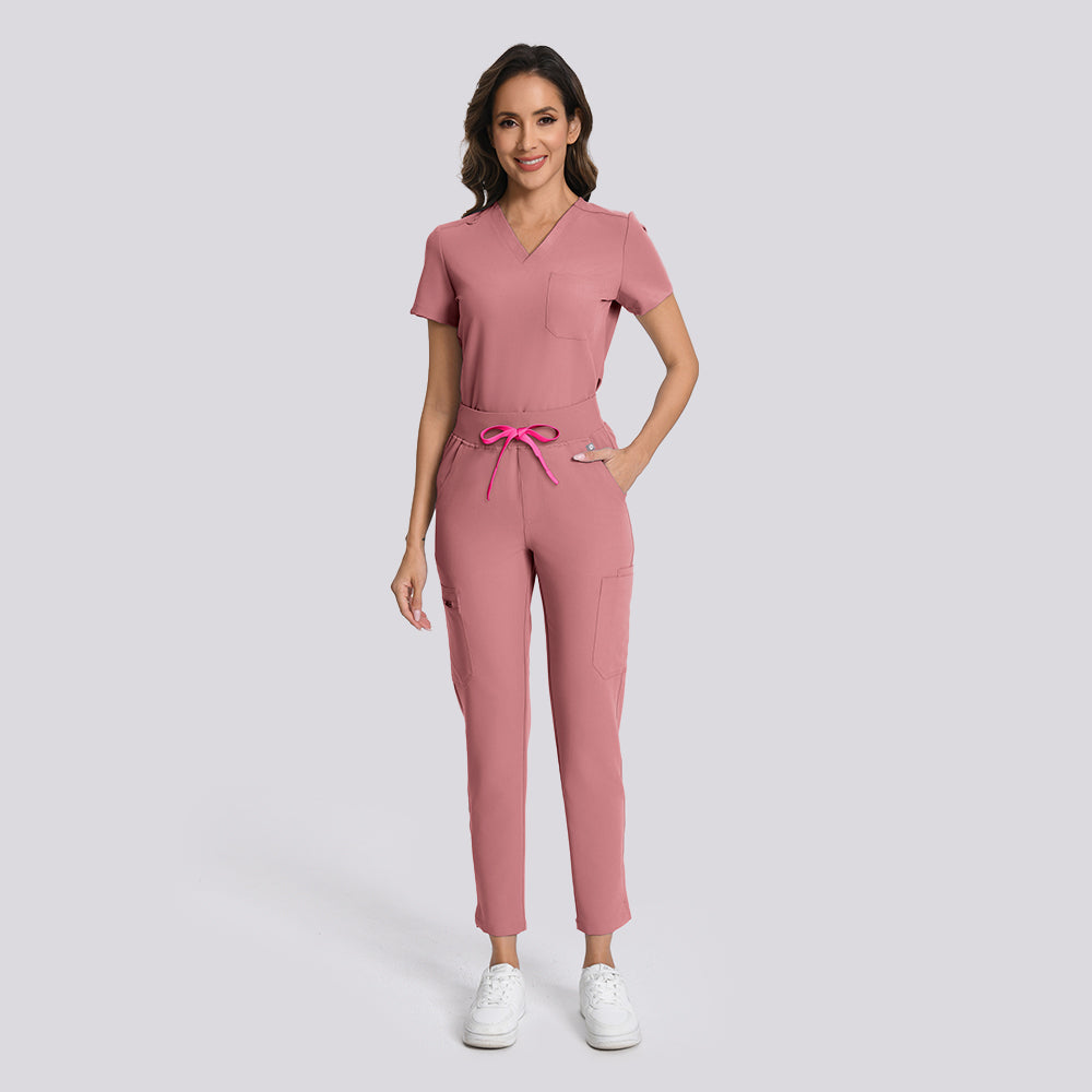 Women’s Scrubs Set – 12 Pockets| KungfuScrubs