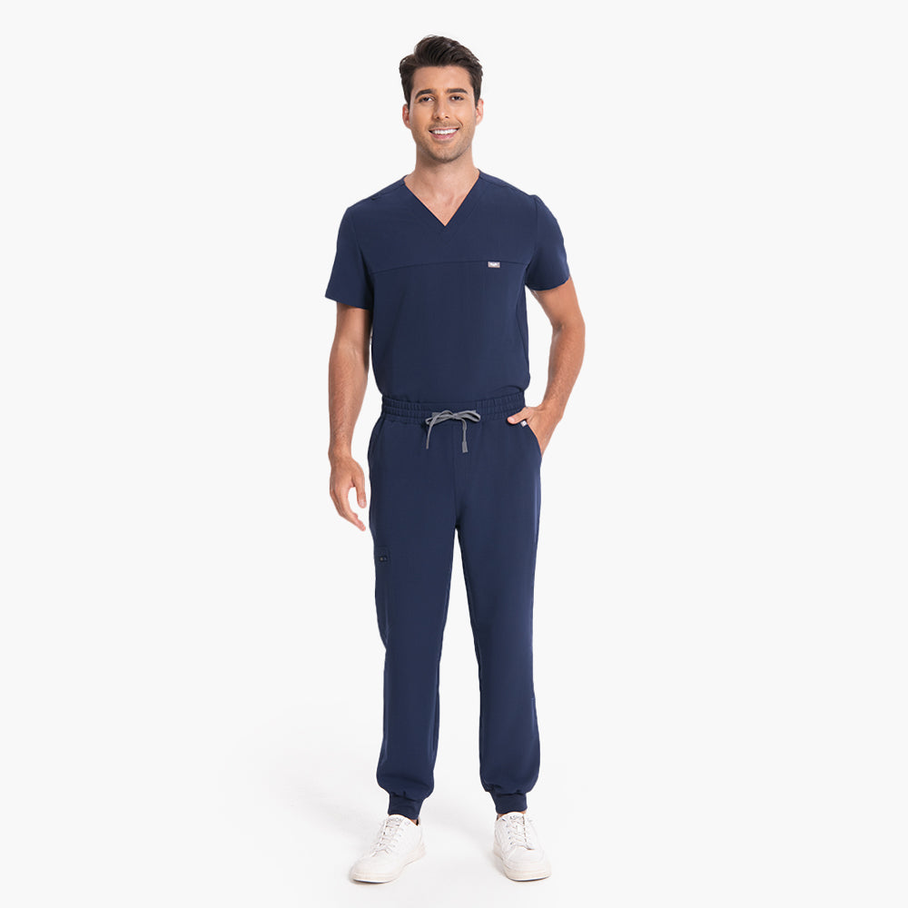 men’s scrub jogger set