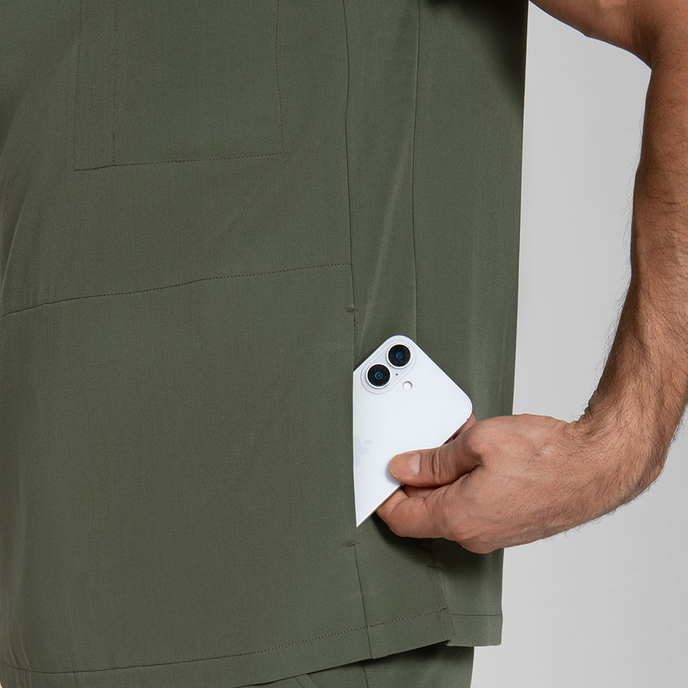 Adjustable Scrub Top