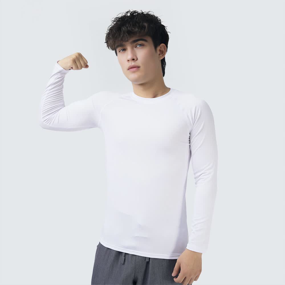 White breathable underscrub shirt
