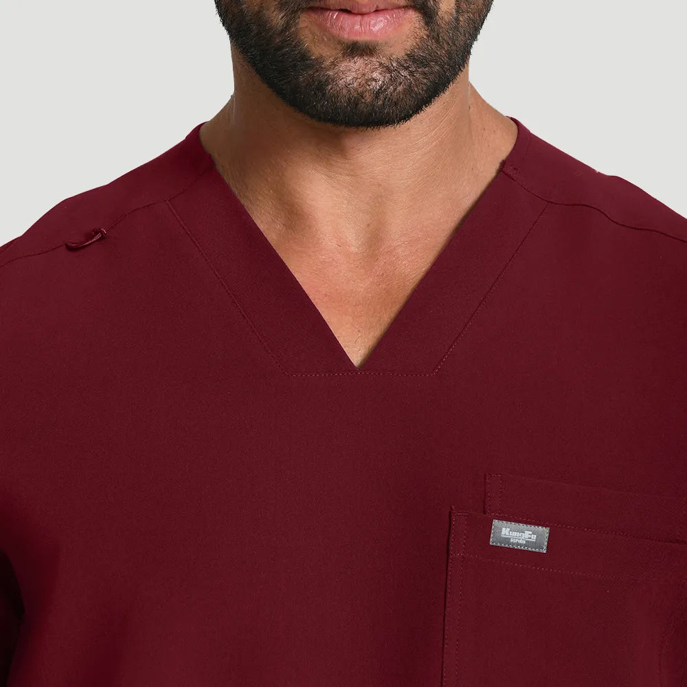 Blusas médicas de tres bolsillos Kungfuscrubs