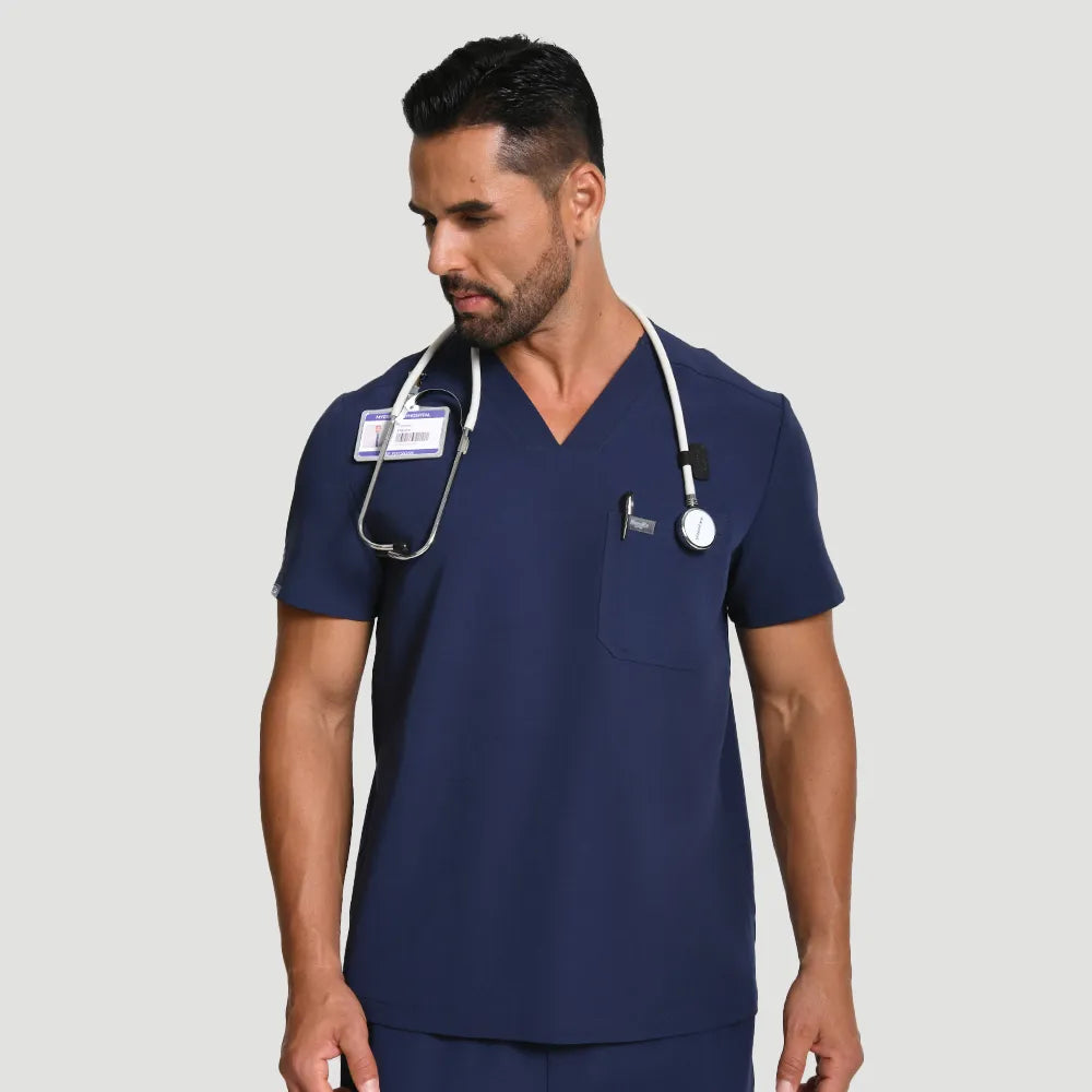 Blusas médicas de tres bolsillos Kungfuscrubs