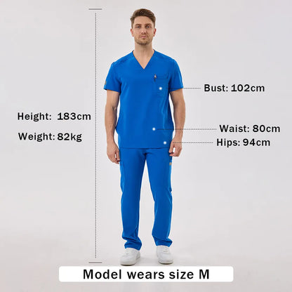 Blusas médicas de tres bolsillos Kungfuscrubs