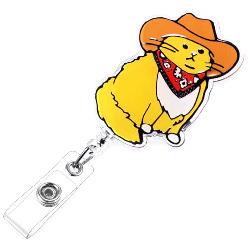Cute Nurse Badge Holder with Retractable Reel – Medical ID Badge Clip