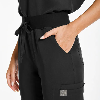 Pantalones médicos ajustados de cintura alta Kungfuscrub | MUJER
