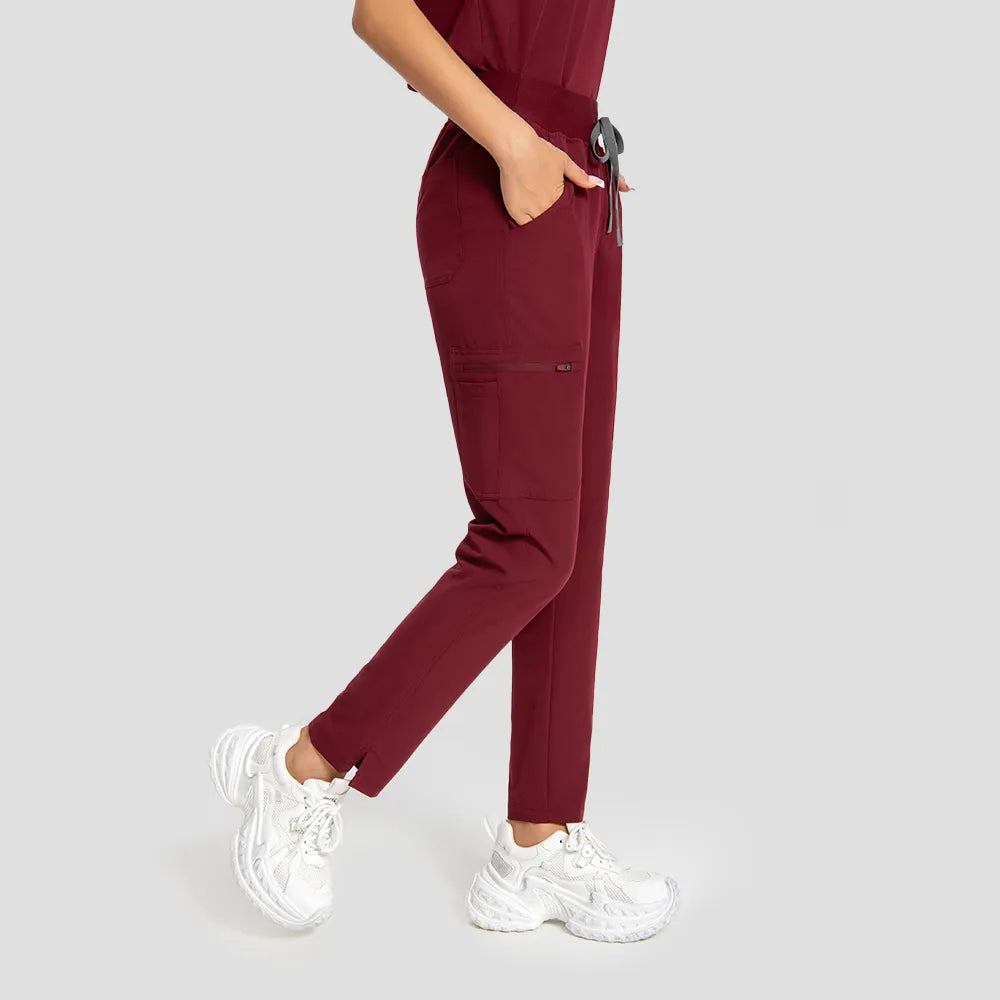 Pantalones médicos ajustados de cintura alta Kungfuscrub | MUJER