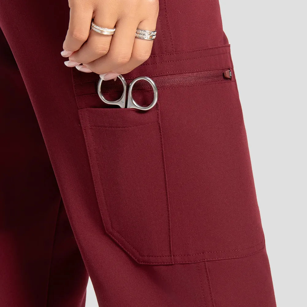 Pantalones médicos ajustados de cintura alta Kungfuscrub | MUJER