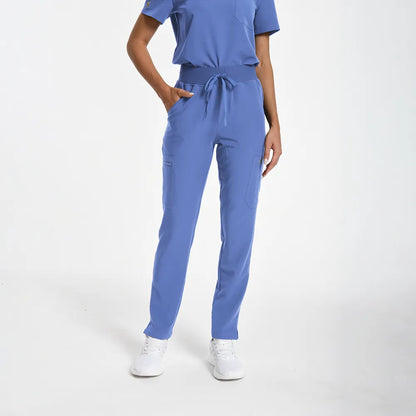 Pantalones médicos ajustados de cintura alta Kungfuscrub | MUJER