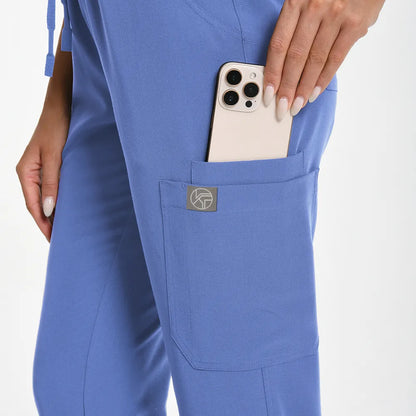 Pantalones médicos ajustados de cintura alta Kungfuscrub | MUJER