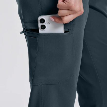 Pantalones médicos ajustados de cintura alta Kungfuscrub | MUJER