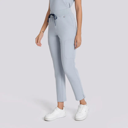 Pantalones médicos ajustados de cintura alta Kungfuscrub | MUJER