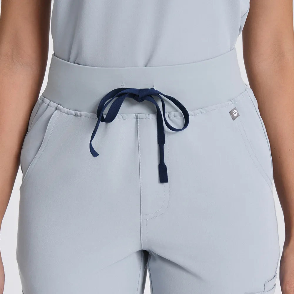 Pantalones médicos ajustados de cintura alta Kungfuscrub | MUJER