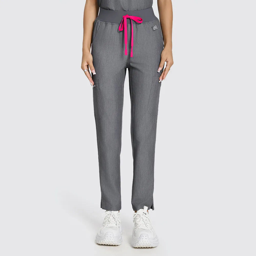 Pantalones médicos ajustados de cintura alta Kungfuscrub | MUJER