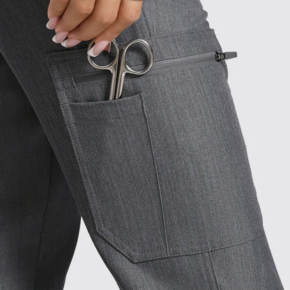 Pantalones médicos ajustados de cintura alta Kungfuscrub | MUJER