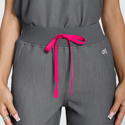Pantalones médicos ajustados de cintura alta Kungfuscrub | MUJER