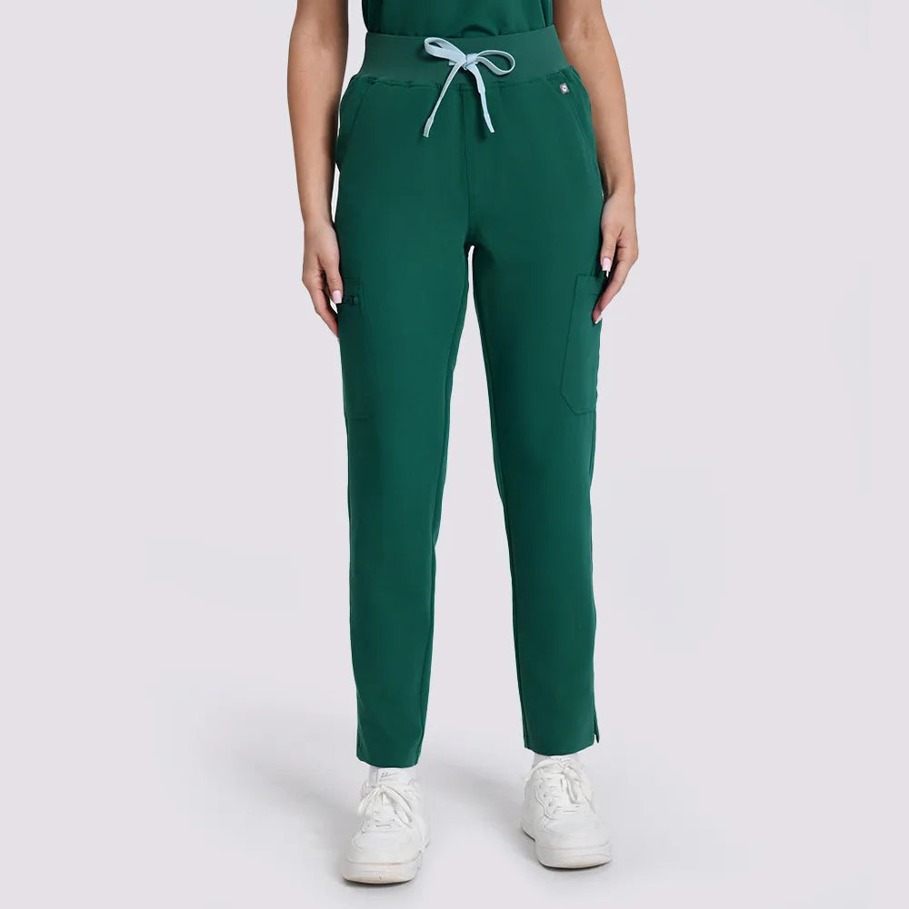 Pantalones médicos ajustados de cintura alta Kungfuscrub | MUJER